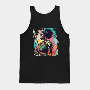 African Woman Warrior Tank Top